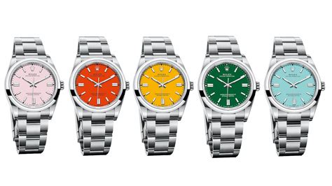 rolex oyster perpetual colours|rolex oyster perpetual price list.